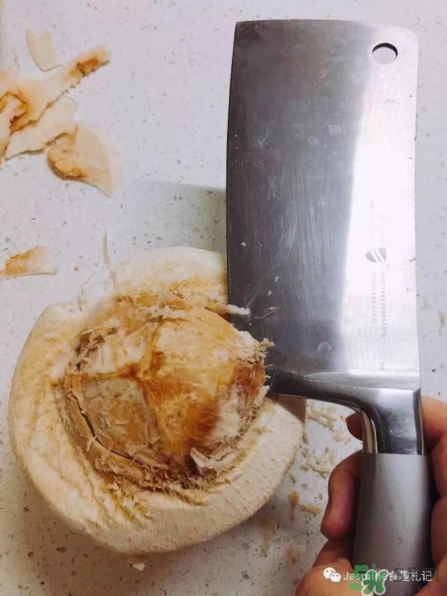 椰青怎么打开图解 椰青怎么打开吃椰肉