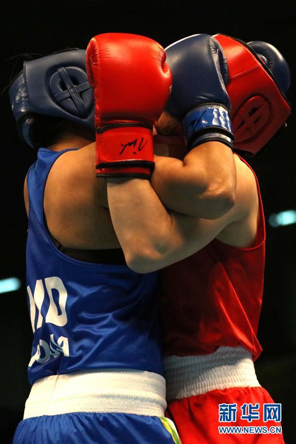 李倩晋级中量级拳击决赛（奥运会拳击资格赛）(6)
