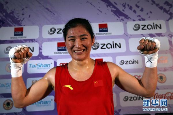 李倩晋级中量级拳击决赛（奥运会拳击资格赛）(3)