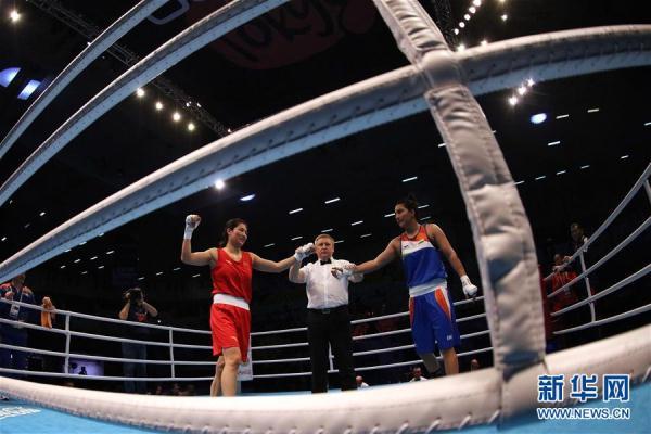 李倩晋级中量级拳击决赛（奥运会拳击资格赛）(5)