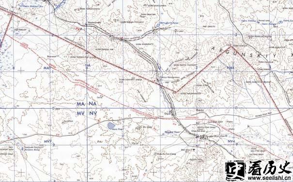 满洲里界约 边界图